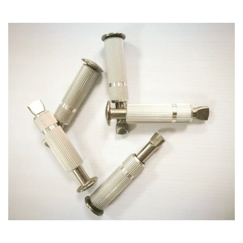 Pitons escamotables Inox Ø14mm - Lot de 10