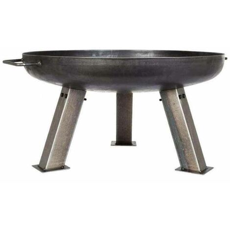 Pittsburgh Medium Firepit - Steel - L80 x W80 x H34 cm - Black