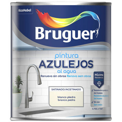 Pittura Bruguer Bianco/Grigio 750 ml Mattonella e piastrella