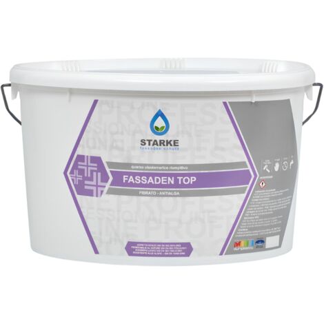 Pittura fassaden top quarzo elastomerico fibrato anticavillature idrorepellente formato 12.5 lt - confezione 1
