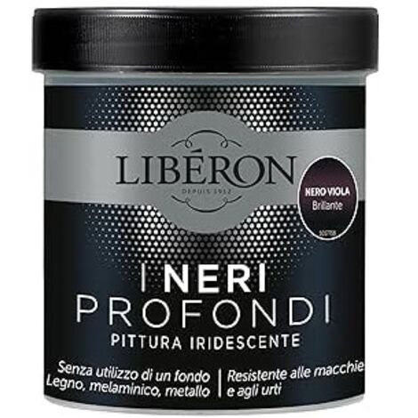 Pittura Iridescente Liberon I Neri Profondi 500ml Nero Viola Brillante