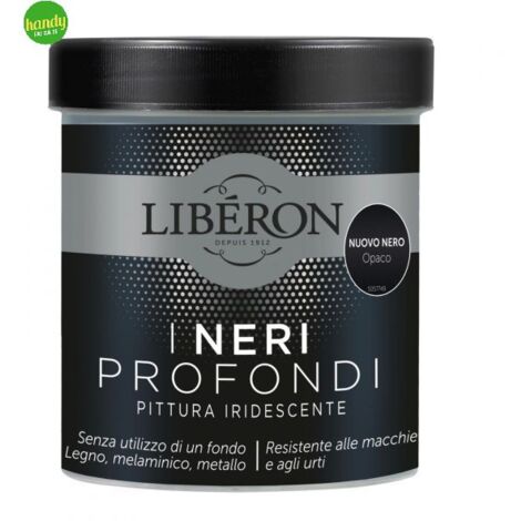 Pittura Iridescente Liberon I Neri Profondi 500ml Nuovo Nero Opaco