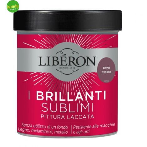 Pittura Laccata Liberon I Brillanti SuBlimi 500ml Rosso Porpora