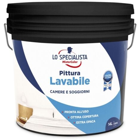 Pittura Lavabile Lo Specialista Bianca 14L 195130L580001