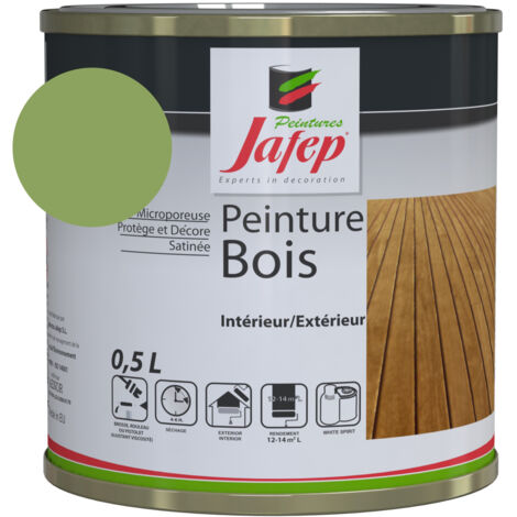 Pittura legno verde savana 0,5l Jafep0,5 L