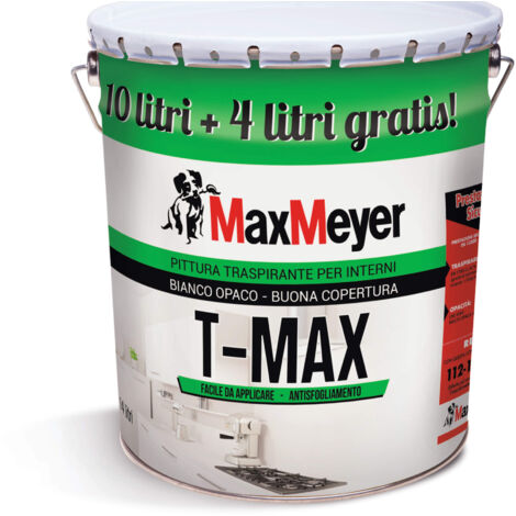 Pittura MaxMeyer traspirante lt.14 bianco