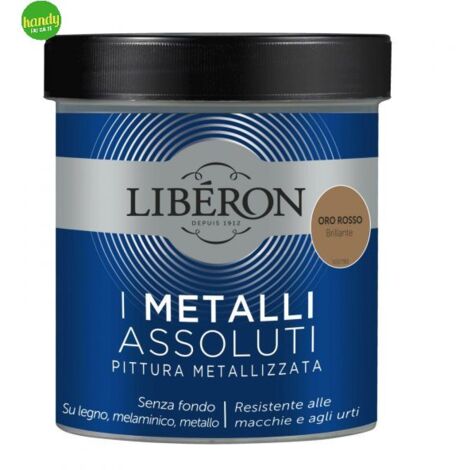 Pittura Metallizzata Liberon I Metalli Assoluti 500ml Oro Rosso