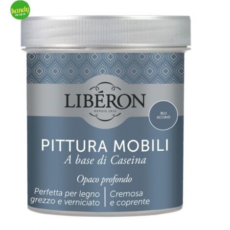 Pittura Mobili Liberon 500ml Blu Acciaio