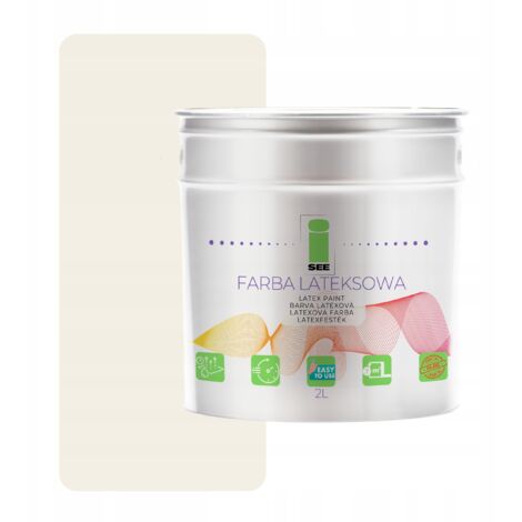 PITTURA MURALE AL LATTICE PER INTERNI BIANCO LATTE 2L PRODUTTORE