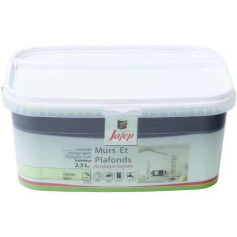Pittura murale e soffitto satinata lime  2,5L  Jafep