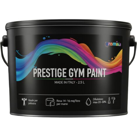Pittura murale super lavabile verde lime per palestre formato 2.5 lt - confezione 1