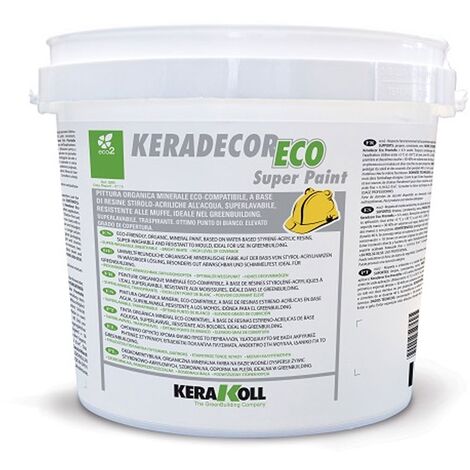Pittura murale superlavabile keradecor super paint 4 lt