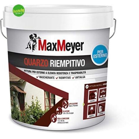 Pittura per esterni MaxMeyer quarzo riempitivo bianco 14 L