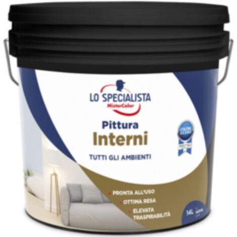 BIOFA Naturfarben 305184 Pittura bianca ai silicati per interni, 4 kg  (Confezione da 1) : .it: Fai da te