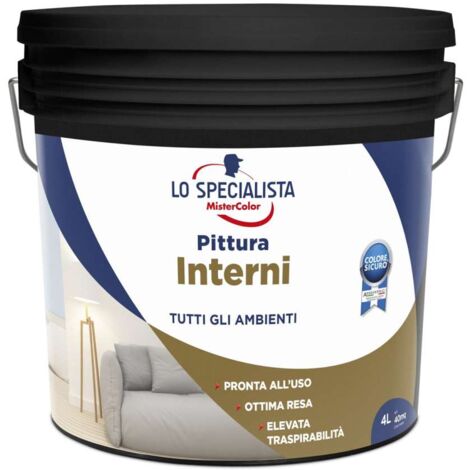 Pittura per interni bianca Lo Specialista 4 litri