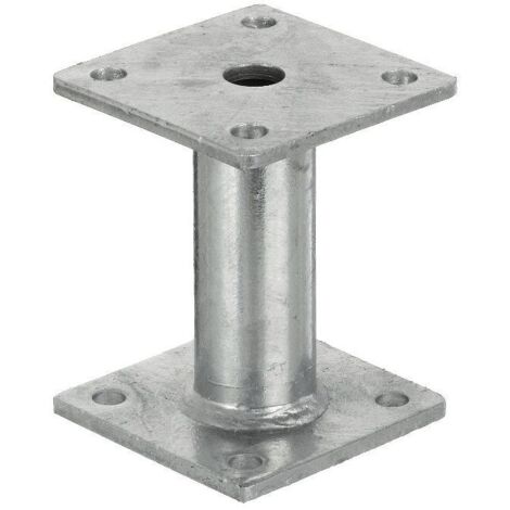 Pitzl Pfostenträger Holzverbinder, starrer Stützfuß H 160 mm Platten 100x100x6