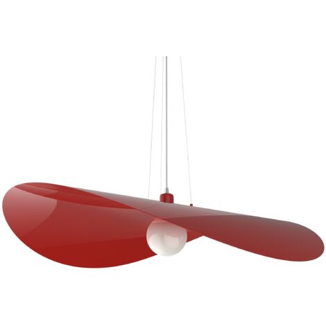 LUMICOM PIUMA SOSPENSIONE Ø90 MONOCOLORE LUCIDO