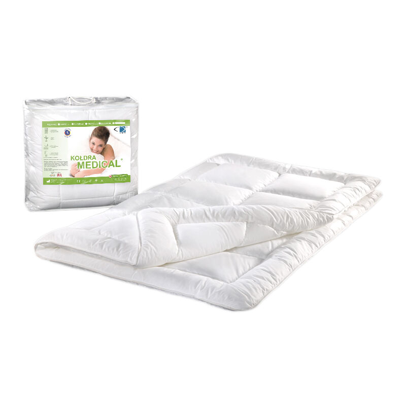 Piumino anallergico 140x200 Medical 1,10 kg bianco...