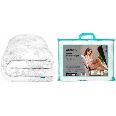 Piumino anallergico per tutte le stagioni 140×200cm Bianco