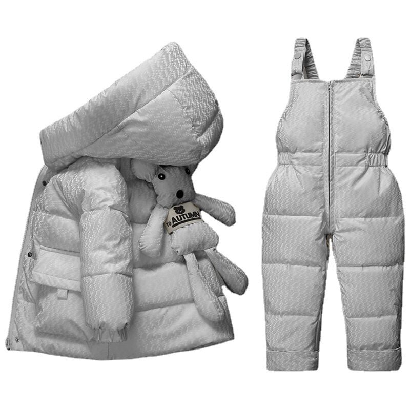 Piumino da sci invernale da bambino in 2 pezzi