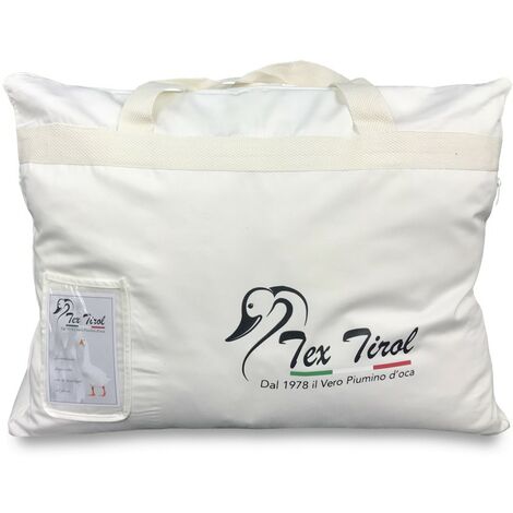 PIUMINO OCA TEX TIROL Â© DOLOMITI 50% PIUMINO OCA / 50% PIUMA OCA 1 PIAZZA E MEZZA CM. 200X200