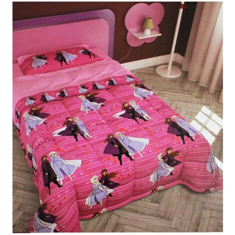 Piumone Frozen Letto Singolo Invernale Morbida Calda Cartoni Animati Principesse Disney