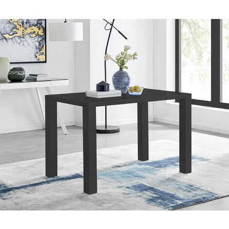 main image of "Pivero Black High Gloss Dining Table (4)"