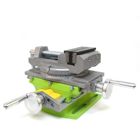 Pivot d'étau 2 en 1 – Fraisage et perçage – Table rotative en alliage d'aluminium – Haute précision