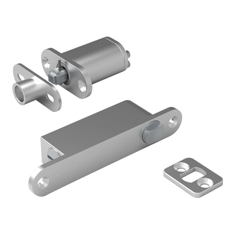 Arlu - Pivot haut-bas invisible pivotica pour porte bois - Charge maxi : 45 kg - Décor : Inox / Brossé - Matériau : Inox / Aluminium - Pour porte de