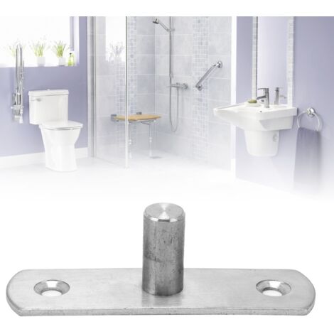 Pivot Porte pour Portes Vitrées [201 Inox] [90x26x27mm] Charnière pivotante robuste et durable