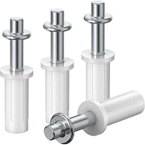 Pivot supérieur de porte pliante double, 4 pièces Pivot supérieur de porte de garde-robe pliante double à chargement par ressort Réparation de porte de garde-robe pliante double en acier au carb