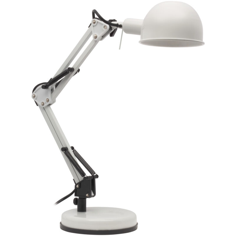 Kanlux - Lampe de bureau 40W Blanc - culot E14