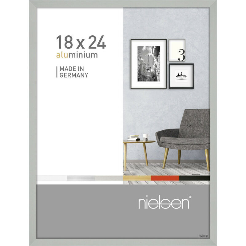 Pixel 18 x 24 cm Picture frame Frosted Silver - 0
