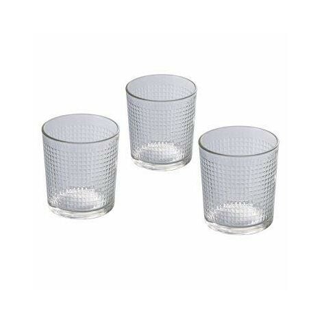 TOGNANA Glass Golf Set 3 Bicchieri in vetro colorato cl 34