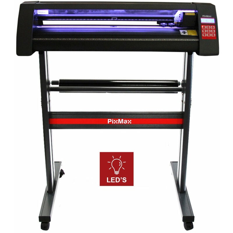 Découpe de vinyle 72cm led - Plotter, Découper, Création T-Shirt, Autocollant, Personnalisation [Stand & Housse de protection inclus) - Pixmax