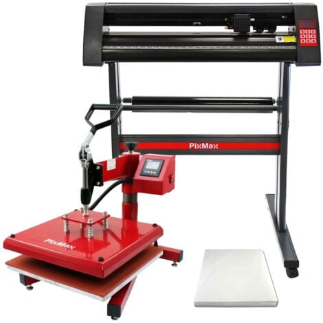 PixMax Heat Press Machine & Vinyl Cutter Plotter Tshirt Printing