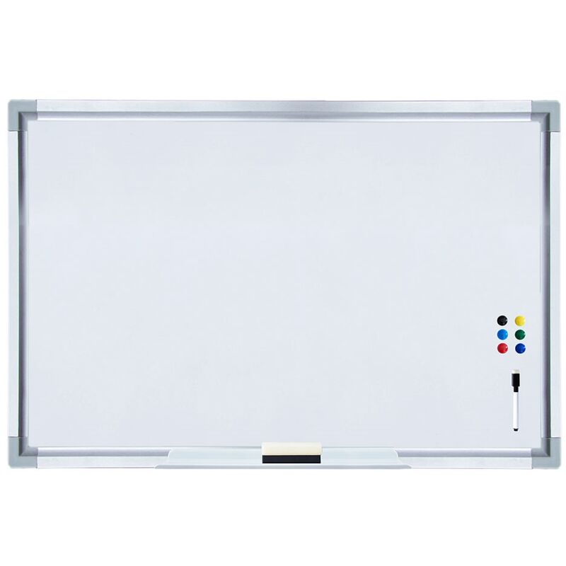 

Pizarra magnética Pizarra de pared Pizarra para notas Rojo 60x90CM Panel de vidrio Cristal para escribir para colgar organizar oficina