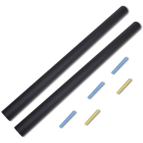 Pizarra Adhesiva De Pared 0,6 x 2 M 2 Rollos Con Tizas