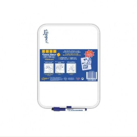 PIZARRA BLANCA CLIPPER 25x35 cm (GRANDE)