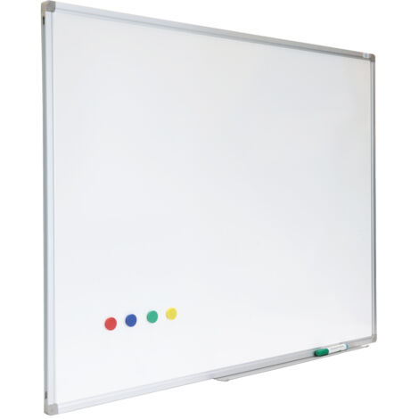 Pizarra blanca Premium 100 x 150 cm - Esmaltada - Magnética