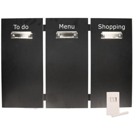 Pizarra de compras con porta notas y tiza cm60x40x2,5