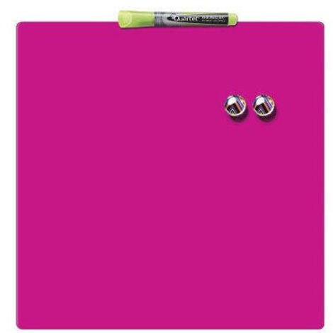 Pizarra hogar magnética 360x360mm rosa