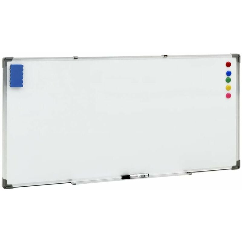 

Pizarra magnetica acero blanco 110x60 cm