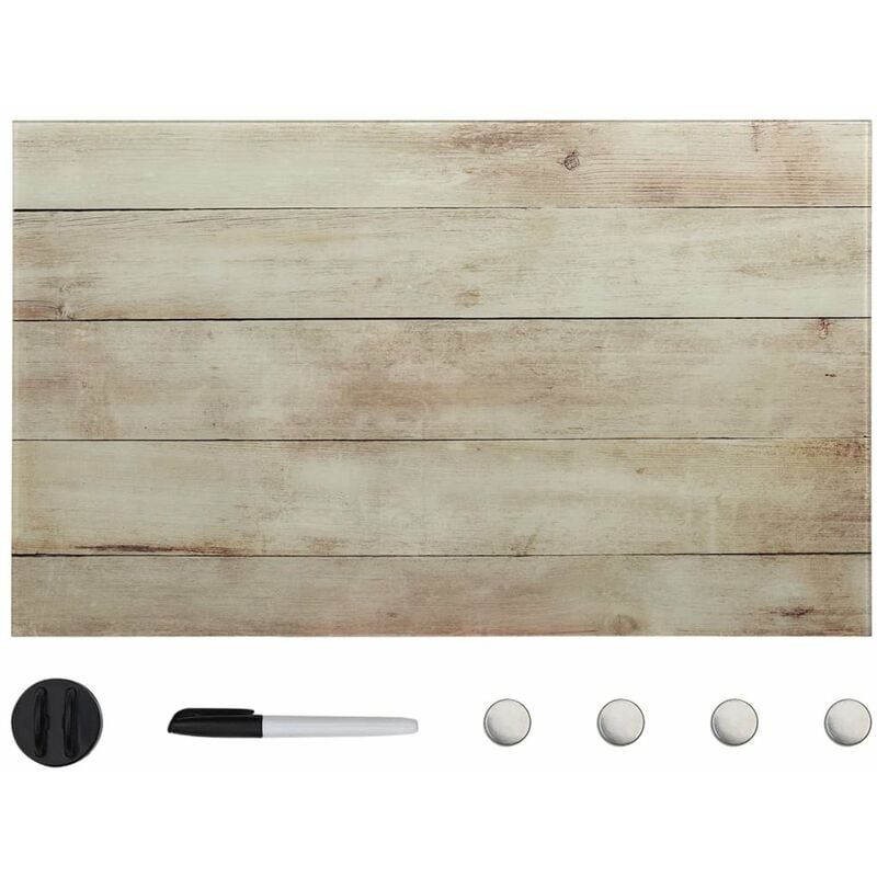

Pizarra magnetica de pared vidrio 100x60 cm