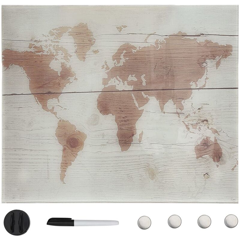 

Pizarra magnética de pared vidrio 40x40 cm