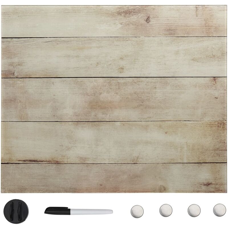 

Pizarra magnética de pared vidrio 40x40 cm
