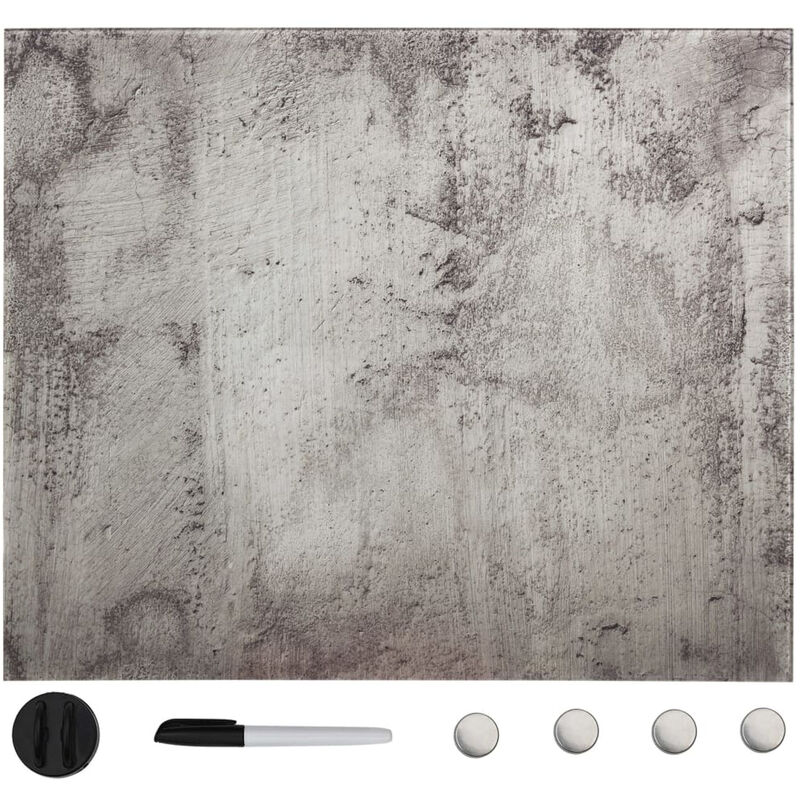 

Pizarra magnetica de pared vidrio 50x50 cm