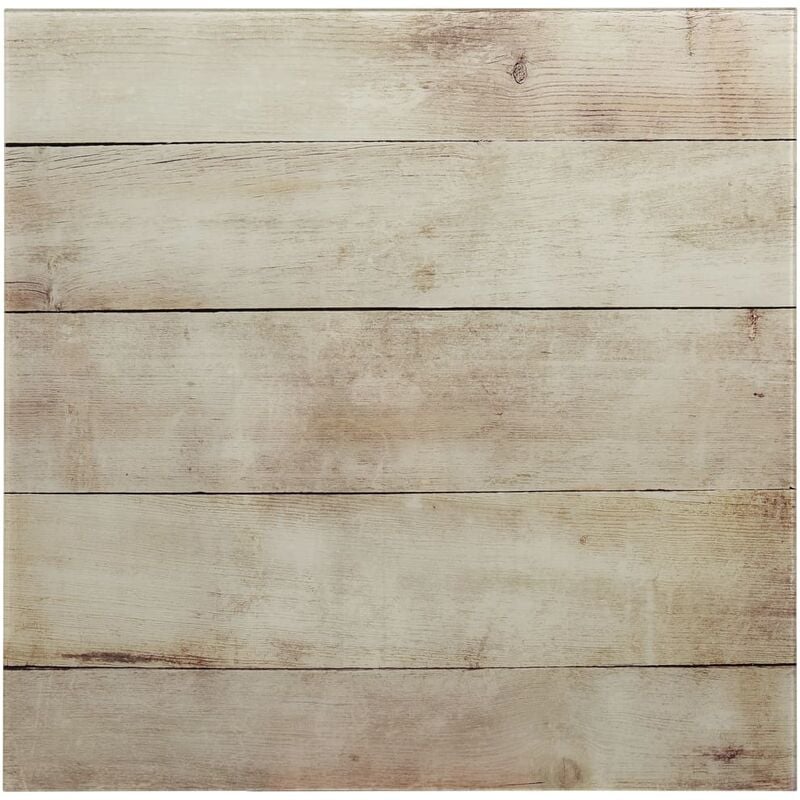 

vidaXL Pizarra magnética de pared vidrio 50x50 cm - Marrón