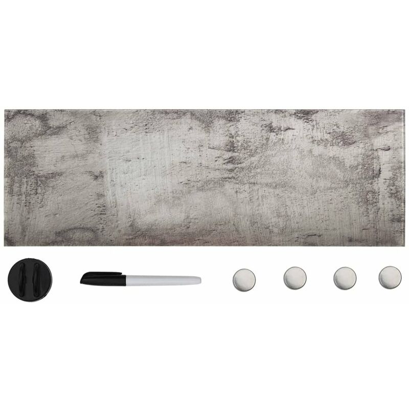 

Pizarra magnetica de pared vidrio 60x20 cm