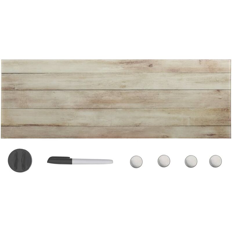 

Pizarra magnética de pared vidrio 60x20 cm